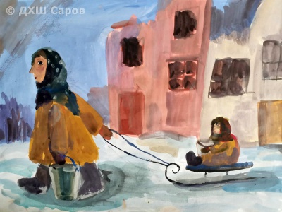 За водой - Егорова Василина, 10 лет.jpg